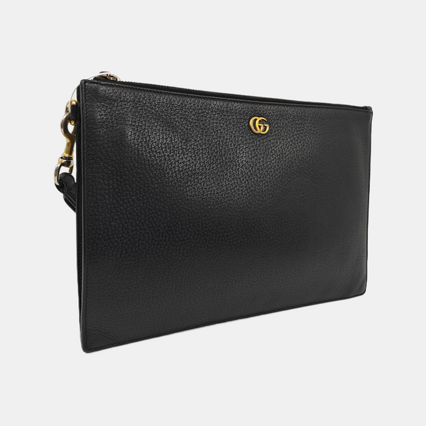 GG Marmont Large Calfskin Black