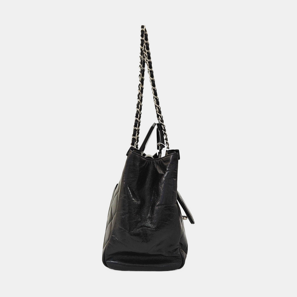 Small Quilted Calfskin Black