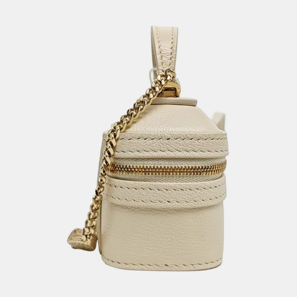 Calfskin Shoulder Bag White