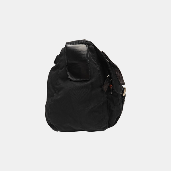 Vela Messenger Bag Nylon Black