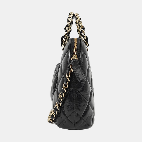 24B Small Quilted Lambskin Black