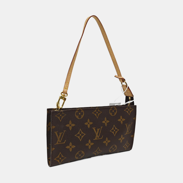 Monogram Coated Canvas Shoulder Bag Brown