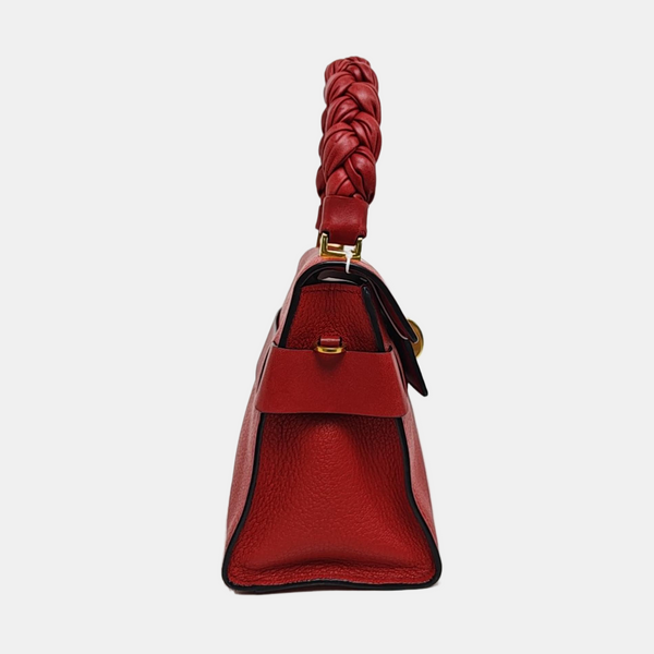 Calfskin Shoulder Bag Red