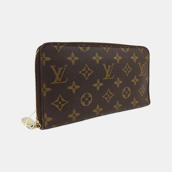 ZIPPY Monogram Coated Canvas Brown Wallet