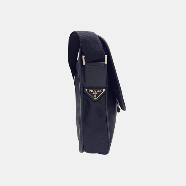 Nylon Crossbody Bag Blue
