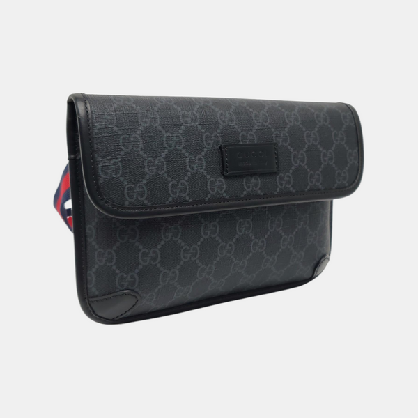 Neo Vintage Monogram Coated Canvas Black