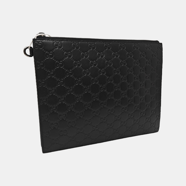 Microguccissima Monogram Calfskin Black
