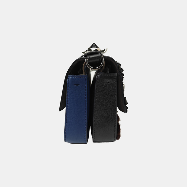 Calfskin Shoulder Bag Black