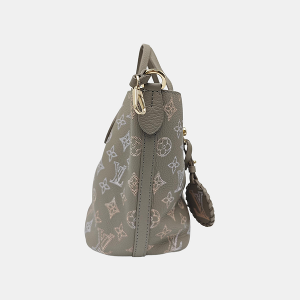 BLOSSOM PM Monogram Calfskin Gray
