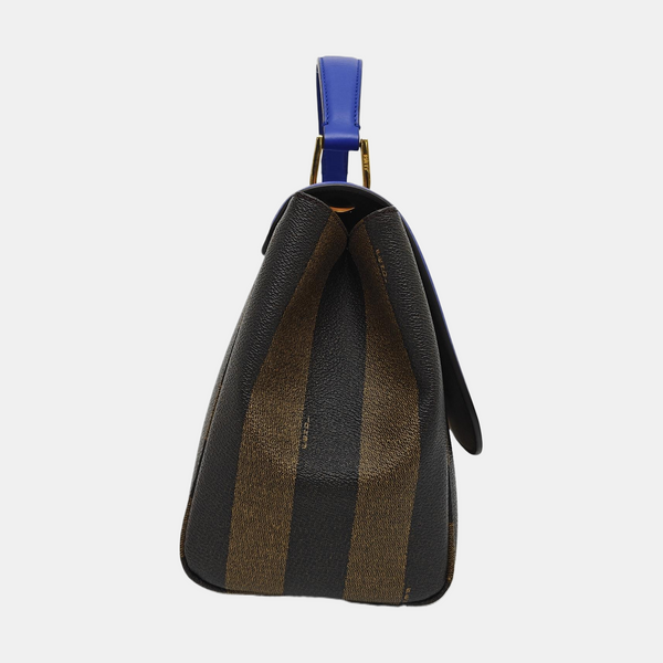 Calfskin Shoulder Bag Blue