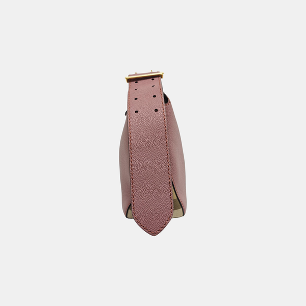 Calfskin Shoulder Bag Pink