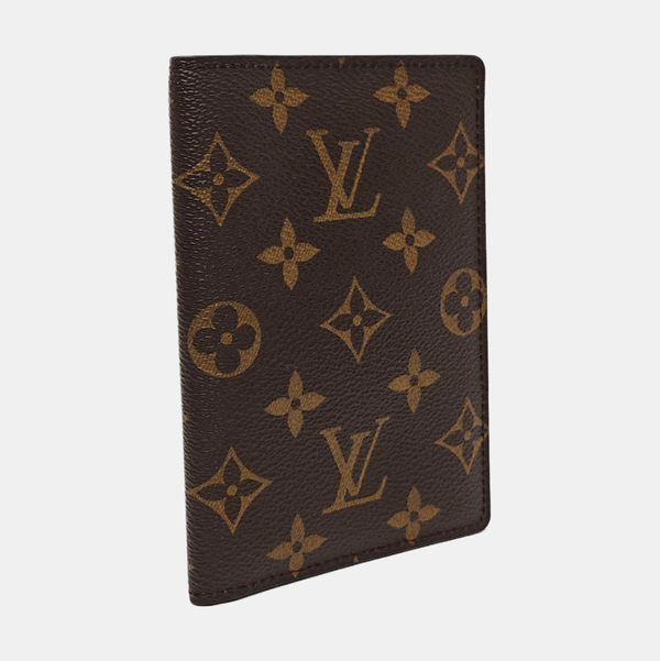 Monogram Coated Canvas Wallet Brown