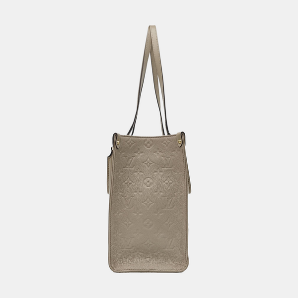 ONTHEGO MM Monogram Calfskin Gray