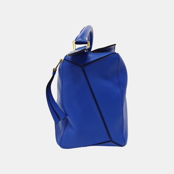 Puzzle Large Calfskin Blue