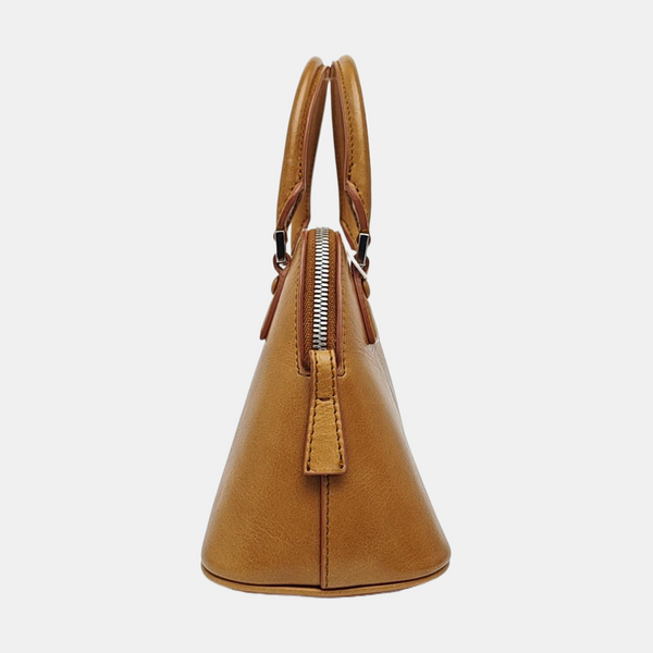 Calfskin Shoulder Bag Brown
