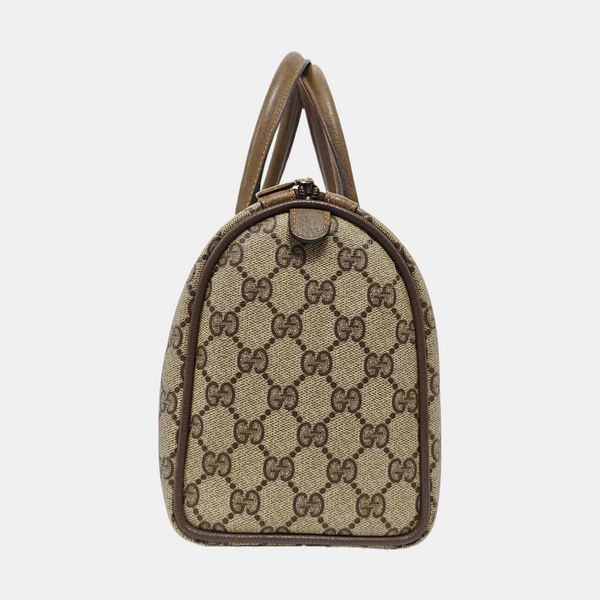 Monogram Coated Canvas Top Handle Bag Beige