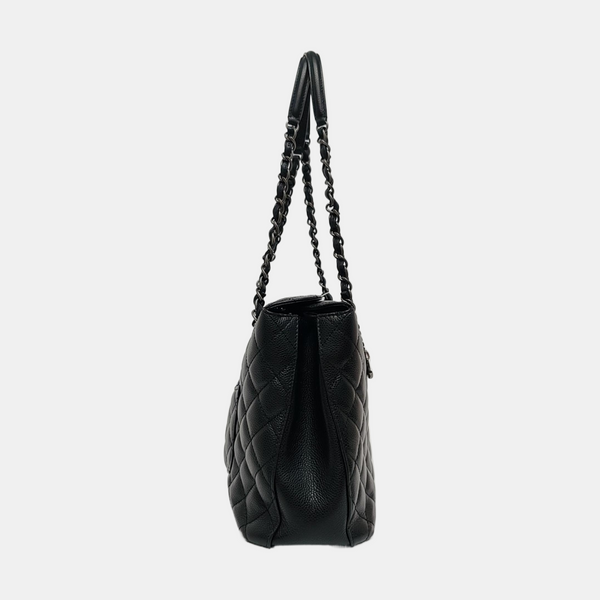 Quilted Calfskin Medium Black