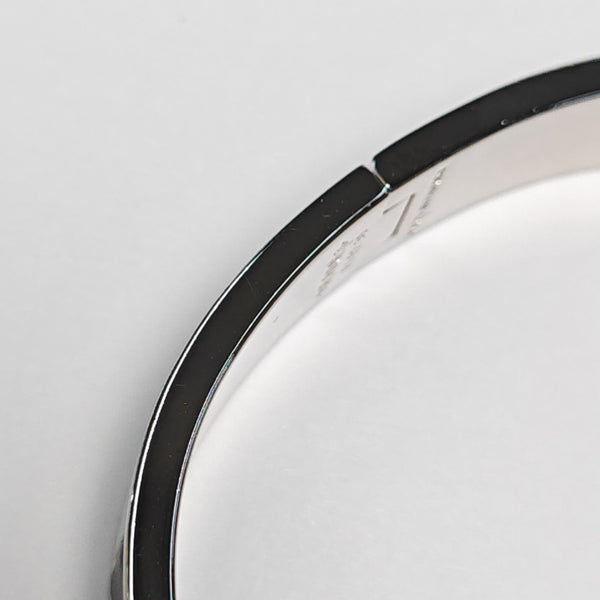 Clic Hh Metal Silver Bangle