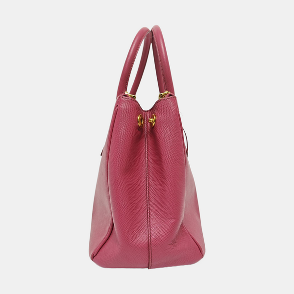 Galleria Medium Saffiano Calfskin Red