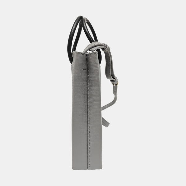 Shopping Bag Calfskin Gray