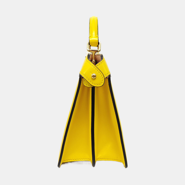 Peekaboo Medium Calfskin Yellow