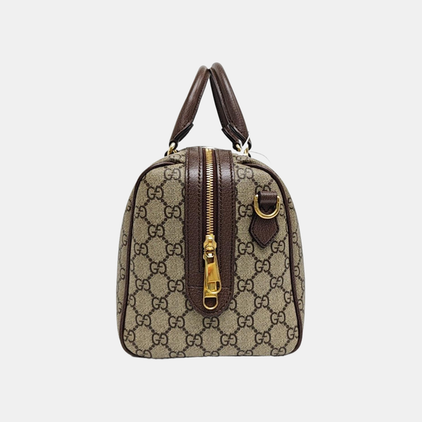GG Supreme Large Monogram Coated Canvas Beige