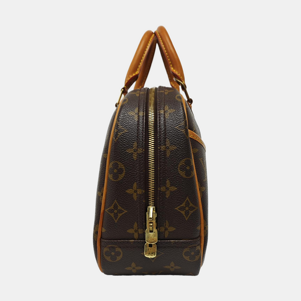 DEAUVILLE Monogram Coated Canvas Brown