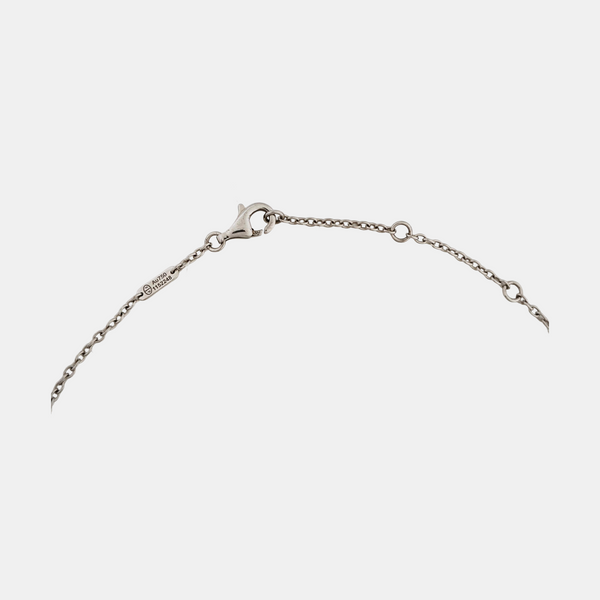 Chance Infinie 18k White Gold Silver Necklace