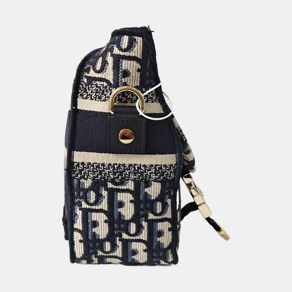 Diorcamp Small Oblique Canvas Blue