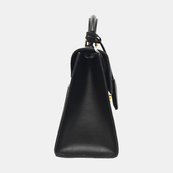 Padlock Small Calfskin Black