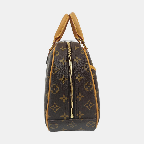 DEAUVILLE Monogram Coated Canvas Brown
