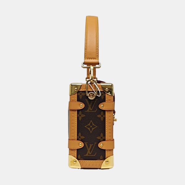SIDE TRUNK MM Monogram Coated Canvas Brown