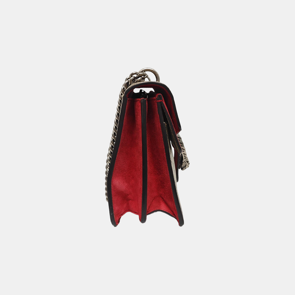 Dionysus Small Monogram Coated Canvas Black