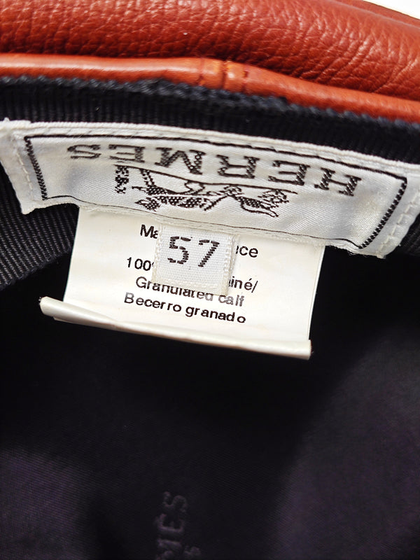 Leather Hat Brown