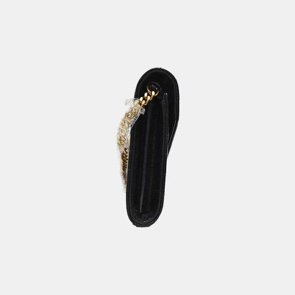 MONOGRAM Medium Chevron Calfskin Black