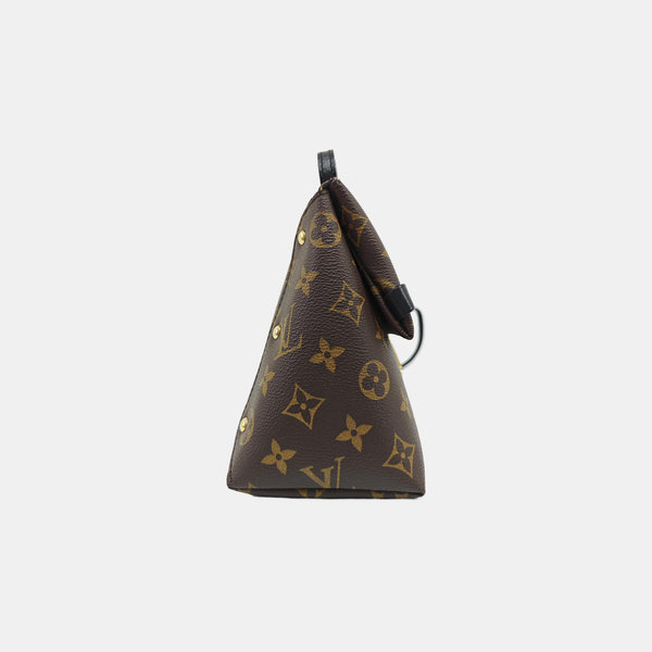 TOBALLALA Monogram Coated Canvas Brown