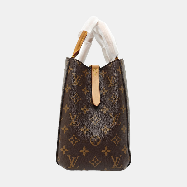 MONTAIGNE Monogram Coated Canvas Brown