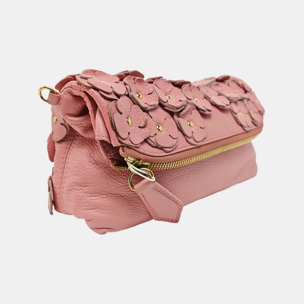 Leather Tote Bag Pink