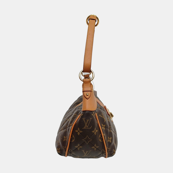 ETOILE CITY PM Monogram Coated Canvas Brown