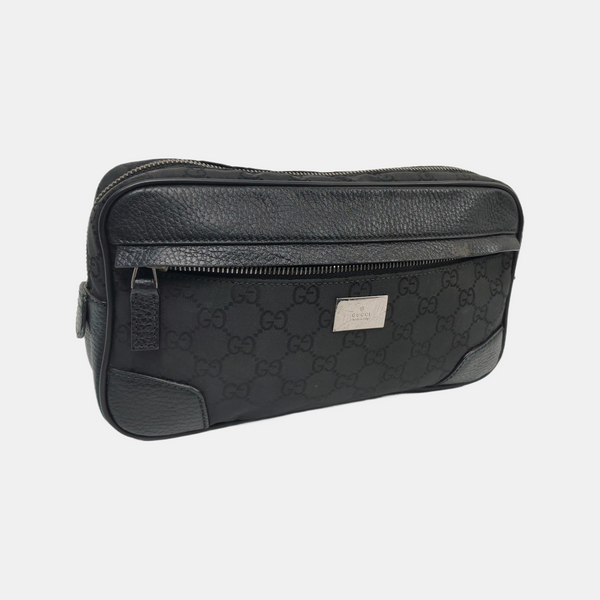 Monogram Canvas Belt Bag Black