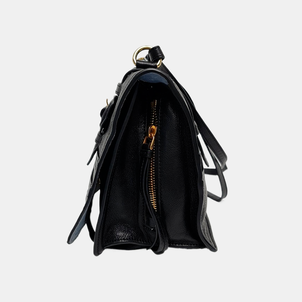 Etiquette Calfskin Black