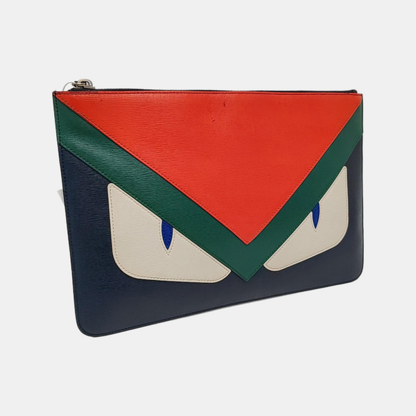Authenticated pre-owned Monster Calfskin Multicolor - Clutch at Looply