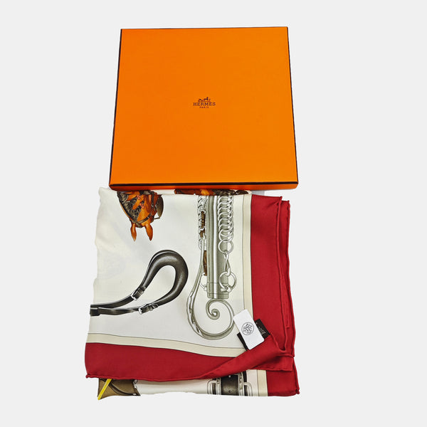 Mulberry Silk Silk Scarf White