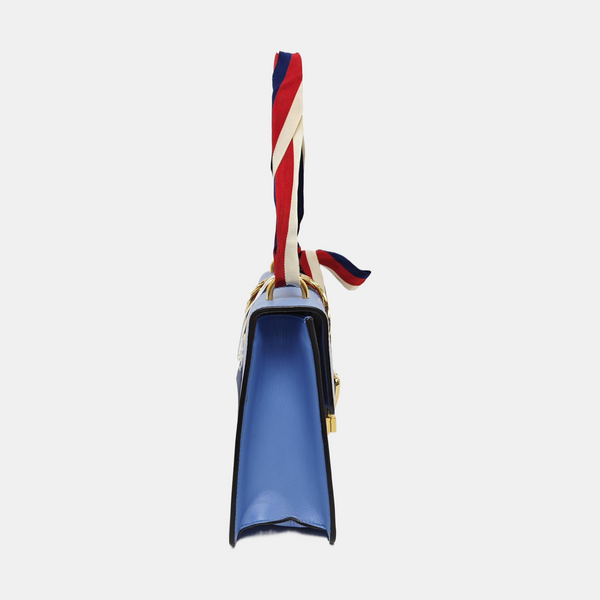 Sylvie Small Calfskin Blue