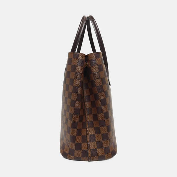 KENSINGTON BOWLING Damier Ebene Coated Canvas Brown