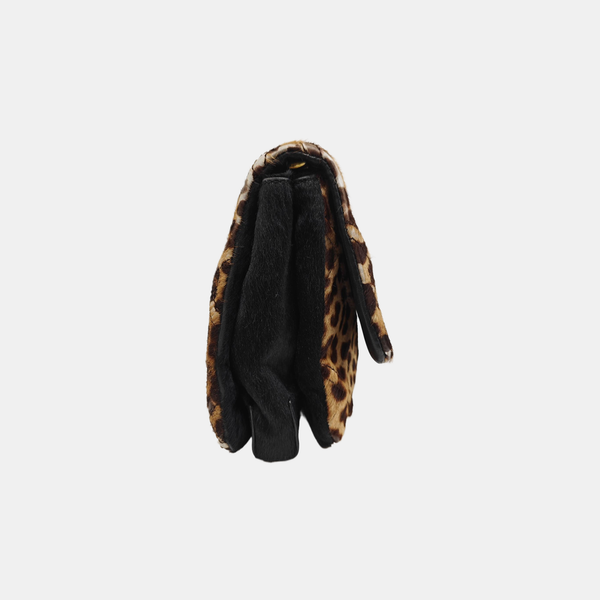Horsehair Shoulder Bag Brown