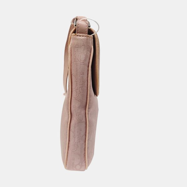 Fabric Crossbody Bag Pink