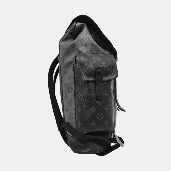 CHRISTOPHER MM Monogram Coated Canvas Gray