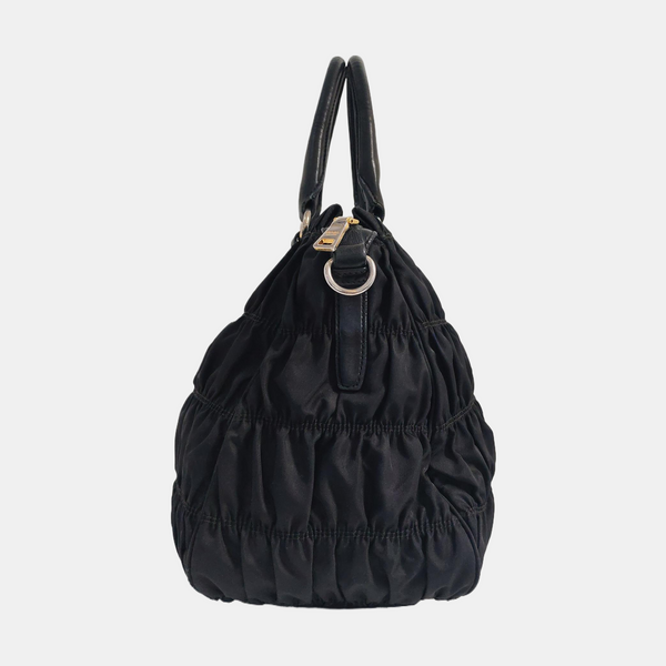 Gaufre Nylon Black