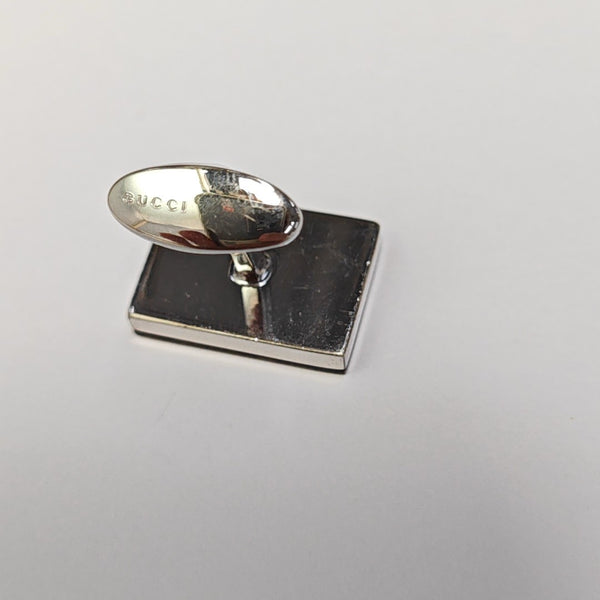 Metal Cufflink Silver